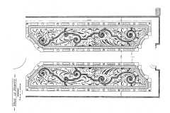 Plan du grand parterre, 1919