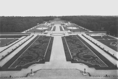 Vaux-le-Vicomte, perspective du grand parterre, Achille Duchêne, 1920